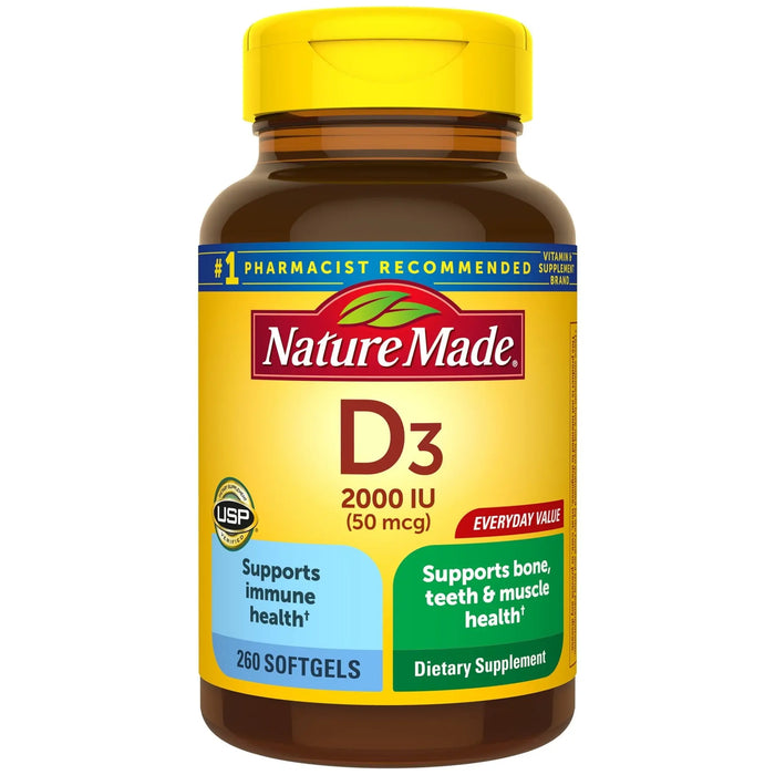 NATURE MADE D3 260 SOFTGELS