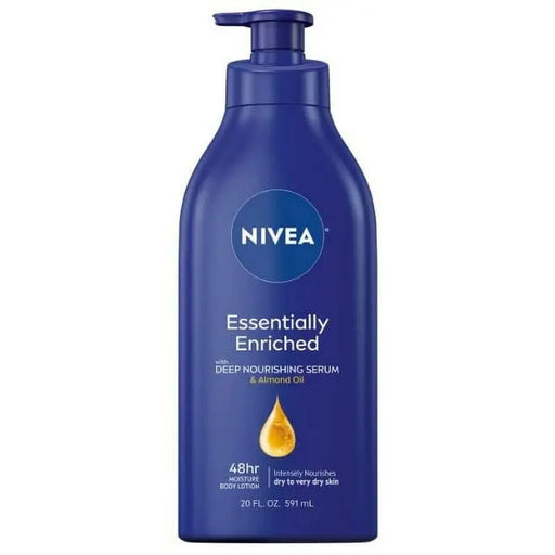 NIVEA ESSENTIALLY ENRICHED 20 FL- Essential skincare products providing deep nourishment and hydration.