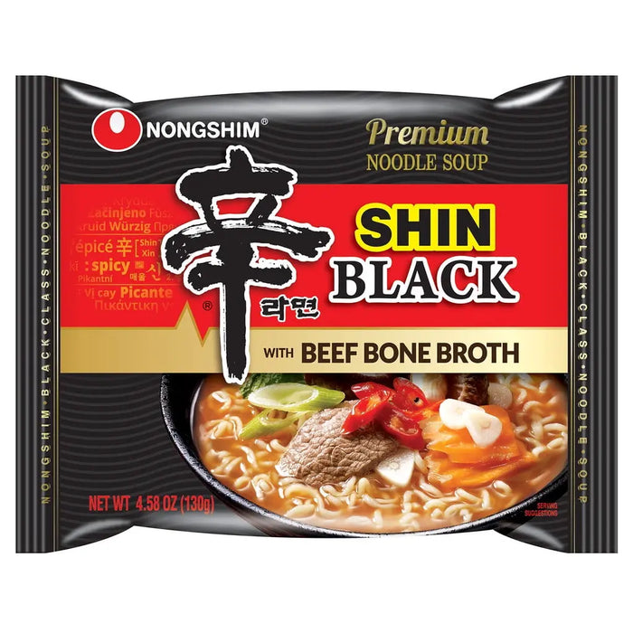 NONGSHIM SHIN BLACK WITH BEEF BONE BROTH 