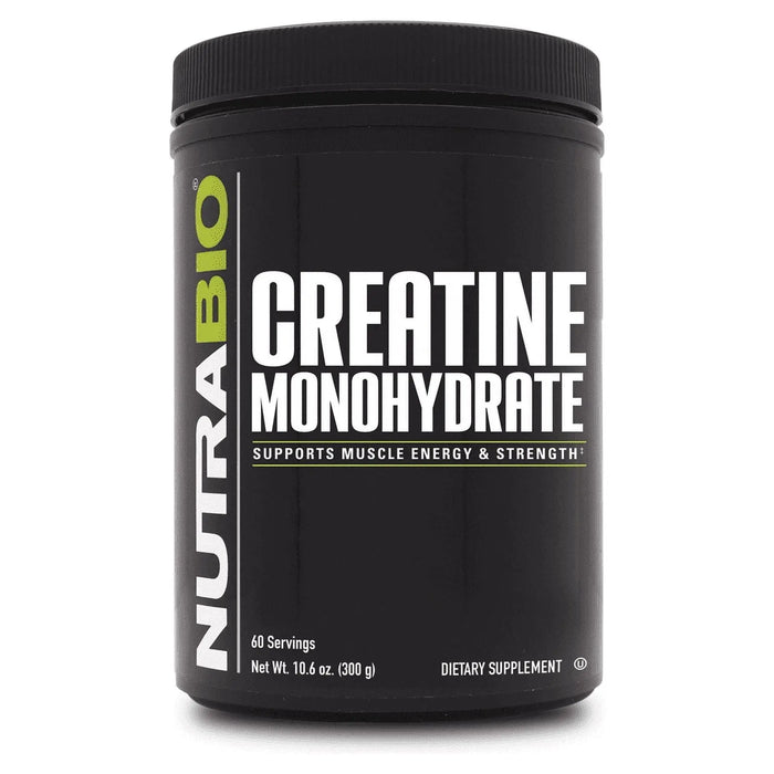 CREATINE  MONOHYDRATE NUTRABIO- High purity for maximum absorption and effect.