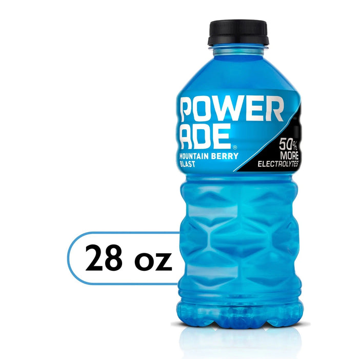 POWERADE MOUNTAIN BERRY - Berry-flavored sports drink with a calorie-conscious formulation.