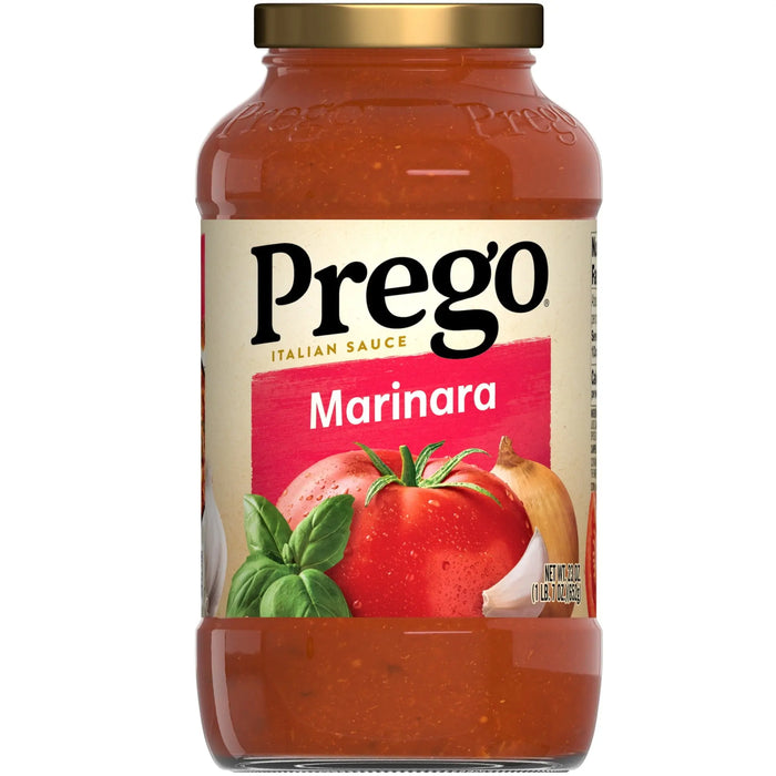 PREGO MARINARA 23 OZ- Classic marinara sauce, rich in tomatoes and herbs.