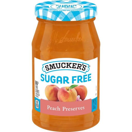 SMUCKER'S SUGAR FREE PEACH PRESERVES 12.75 OZ- A blend of berries for delicious and nutritious smoothies.