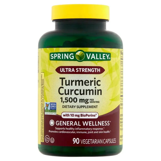 SPRING VALLEY TURMERIC CURCUMIN 1500 MG