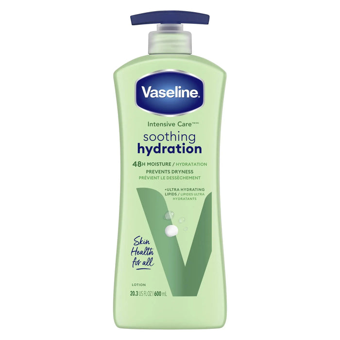 VASELINE SOOTHING HYDRATION- Calming and soothing lotion for after-sun or sensitive skin care.