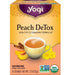 YOGI PEACH DETOX- Detox tea blend with peach for cleansing and refreshment.