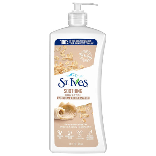 ST IVES SOOTHING OATMEAL & SHEA BUTTER- Soothing oatmeal and shea butter body wash for sensitive skin.