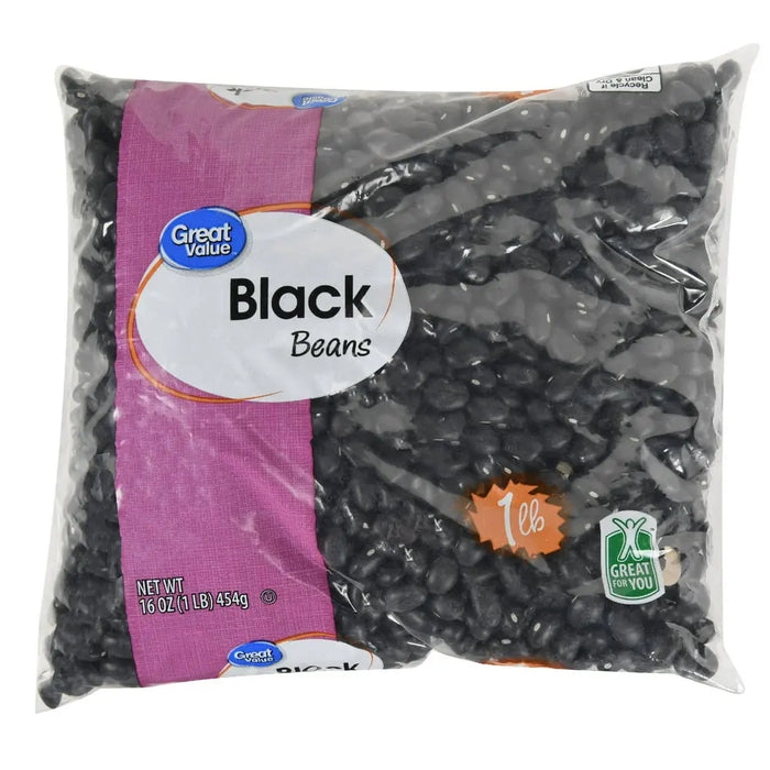 BLACK BEANS 16 OZ - Versatile black beans, great for a variety of dishes.