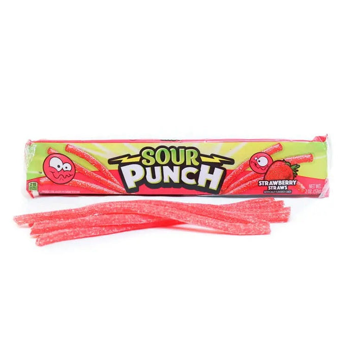 SOUR PUNCH STRAWBERRY STRAWS 