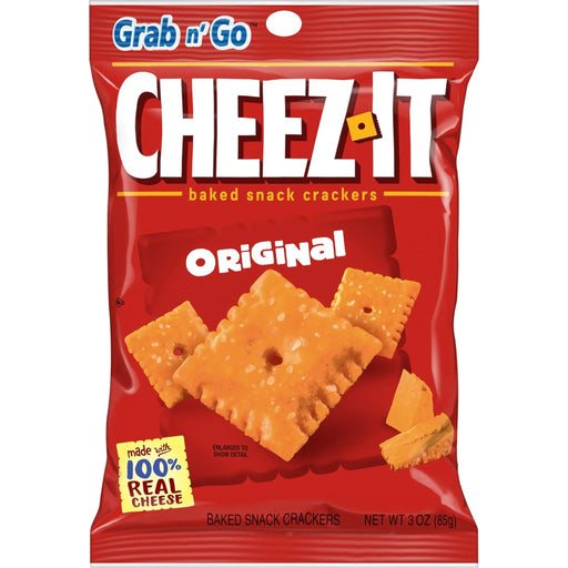 CHEEZ IT ORIGINAL - Crispy cheese crackers for a satisfyingly crunchy snack.