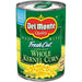 DEL MONTE WHOLE KERNEL CORN 15.25 OZ- Vibrant and nutritious, ideal for a variety of dishes.