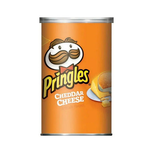 PRINGLES ORIGINAL CHEDDAR CHEESE 1.4 OZ- Classic cheddar cheese flavor for a cheesy crisp experience.