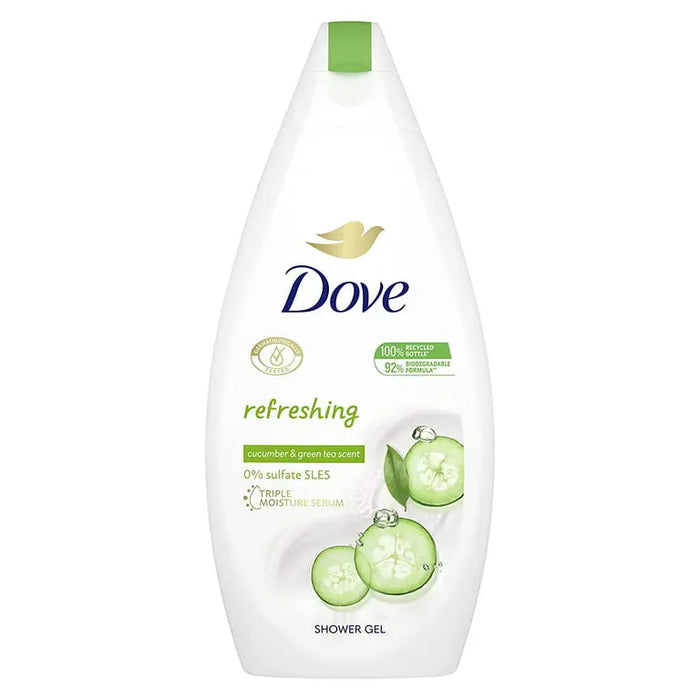 DOVE REFRESHING CUCUMBER & GREEN TEA 500 ML BODY WASH